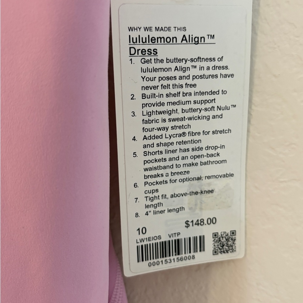 Lululemon Align Dress in Pink